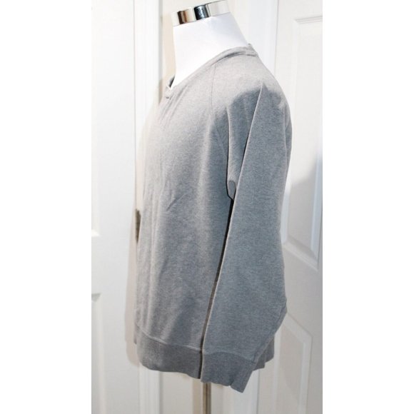 Mack Weldon Ace Crew Neck Sweatshirt Gray Grey Cotton Stretch Mens Size XL - Picture 2 of 4